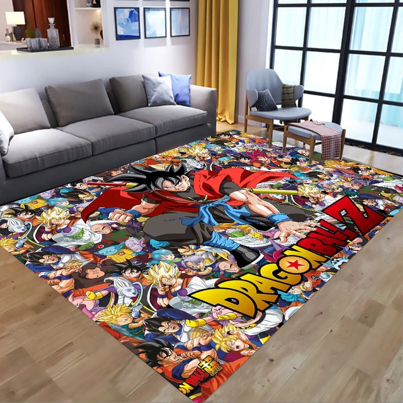 Home Bathroom Rugs - Dragon Ball Non-slip Bath Carpet Flannel
