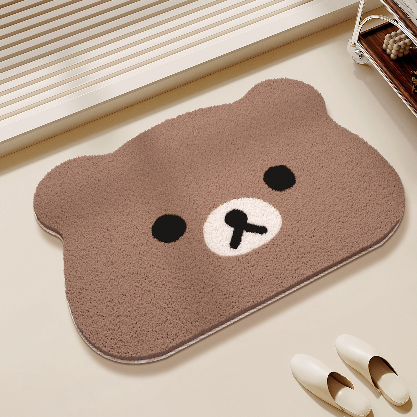 Home Bathroom Rugs - Rilakkuma & Kiiloitori Bear Carpet Doormat