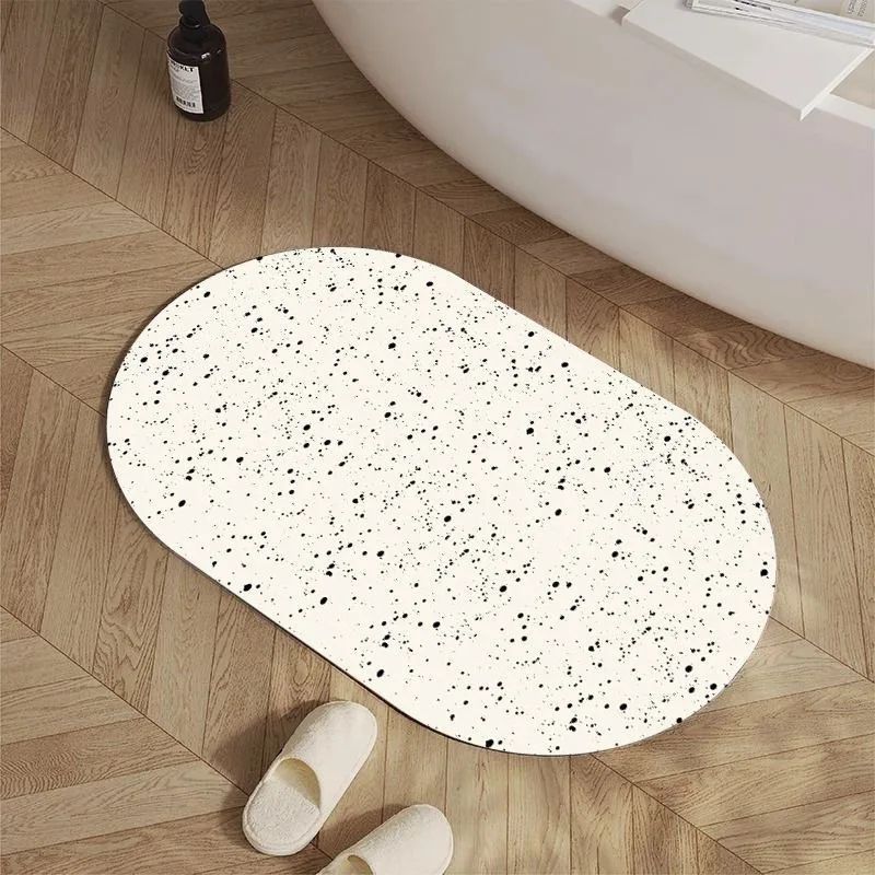 Home Bathroom Rugs - VIKAMA Diatomaceous Earth Non-slip Absorbent Quick