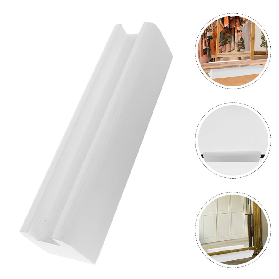 Home Bathroom Mirror - Full Length Solid Wood Floor Mirror