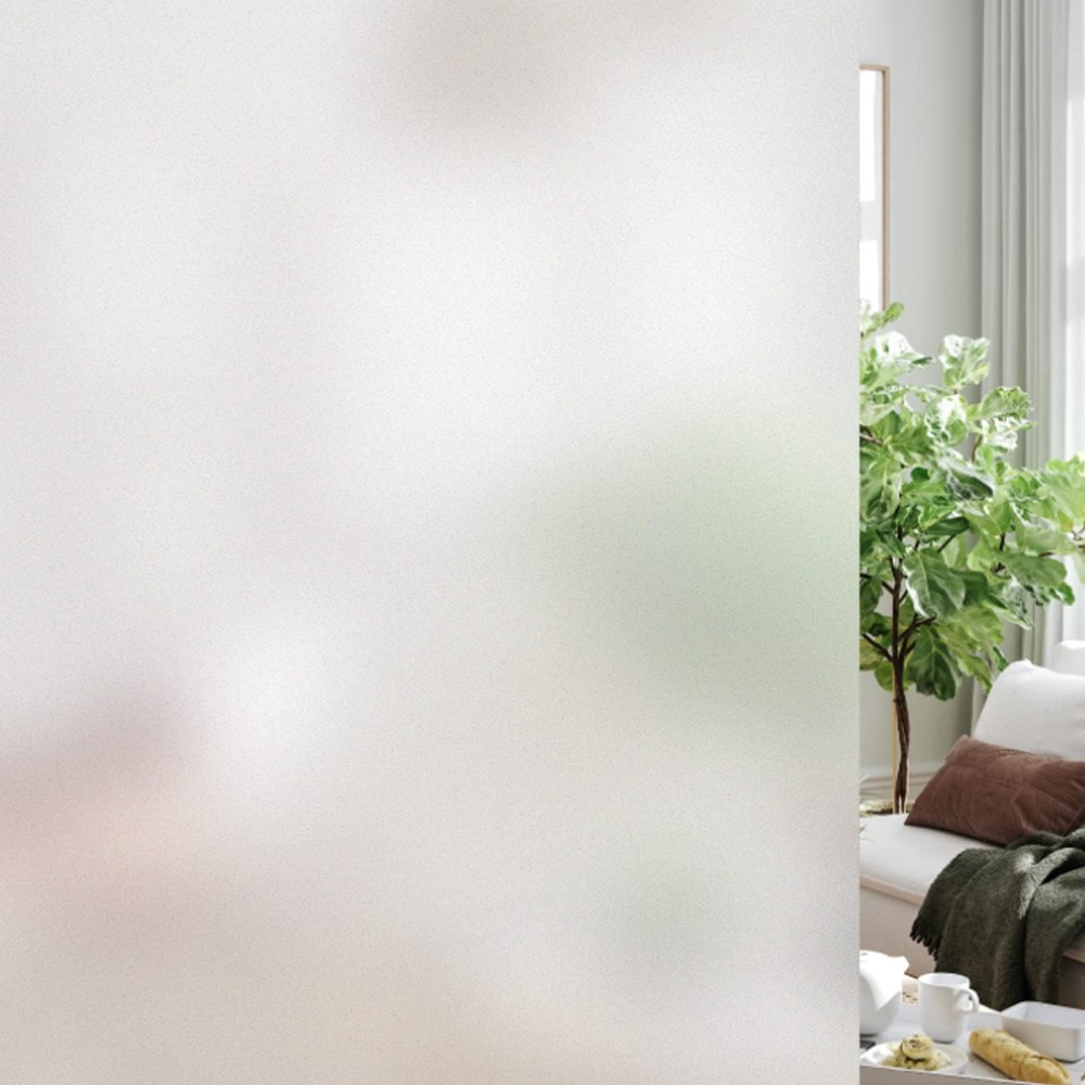 Home Bathroom Window - Frosted Window Privacy Film Static Cling
