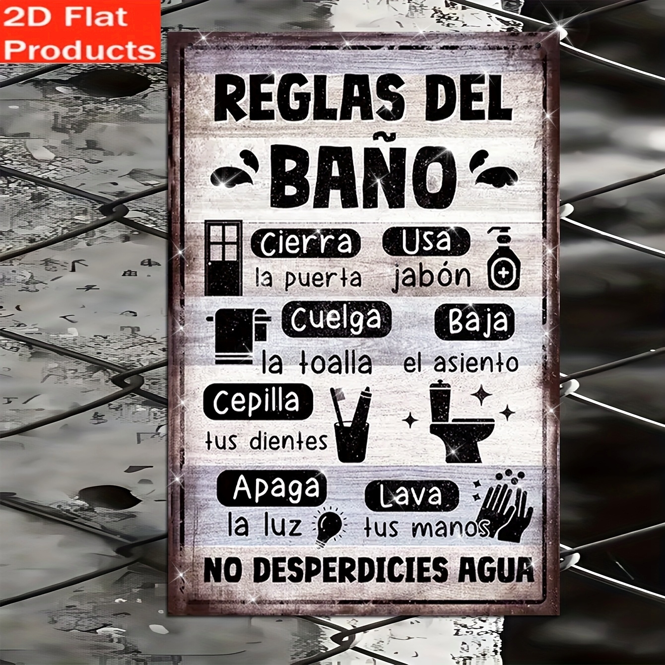 2D Flat Vintage Spanish Bath S - Home Bathroom Etiquette review and price