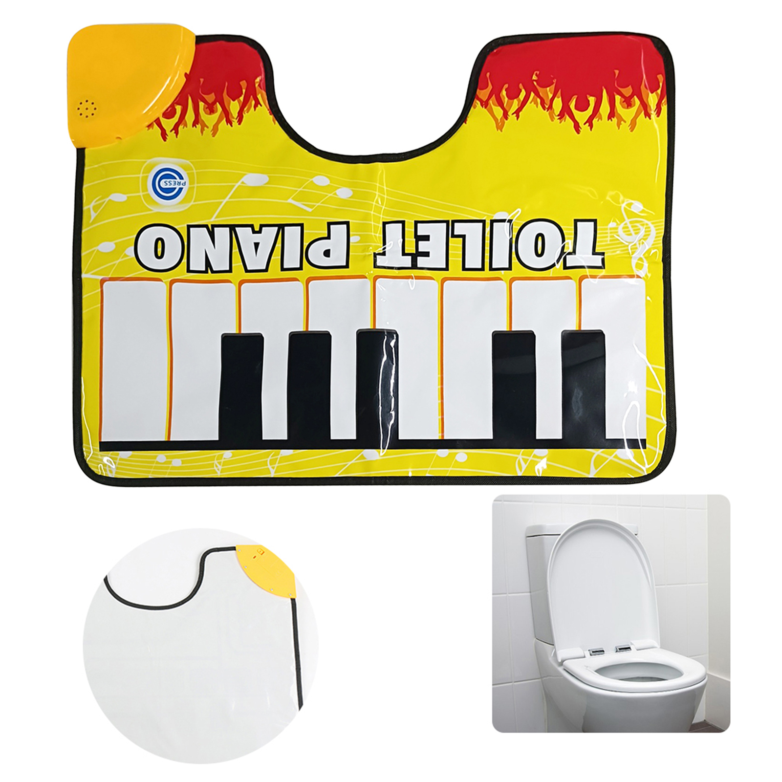 Novelty Potty Piano Sounding C - Home Bathroom Rugs review and price