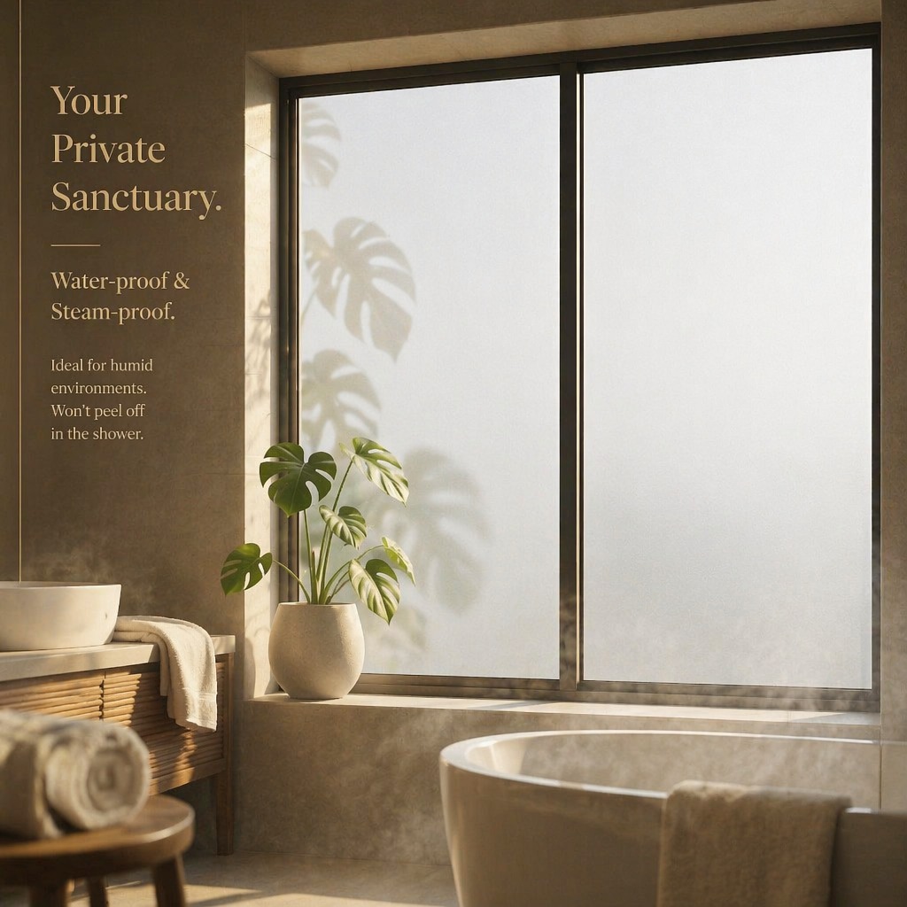 Frosted Privacy Window Film Tr - Home Bathroom Window review and price