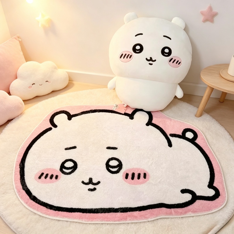 Hot Chiikawa Cartoon Rug Anime - Home Bathroom Rugs review and price