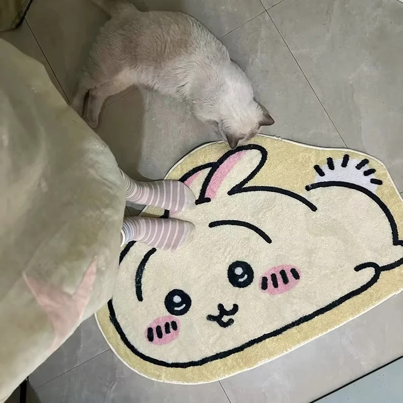 Hot Chiikawa Cartoon Rug Anime - Home Bathroom Rugs review and price