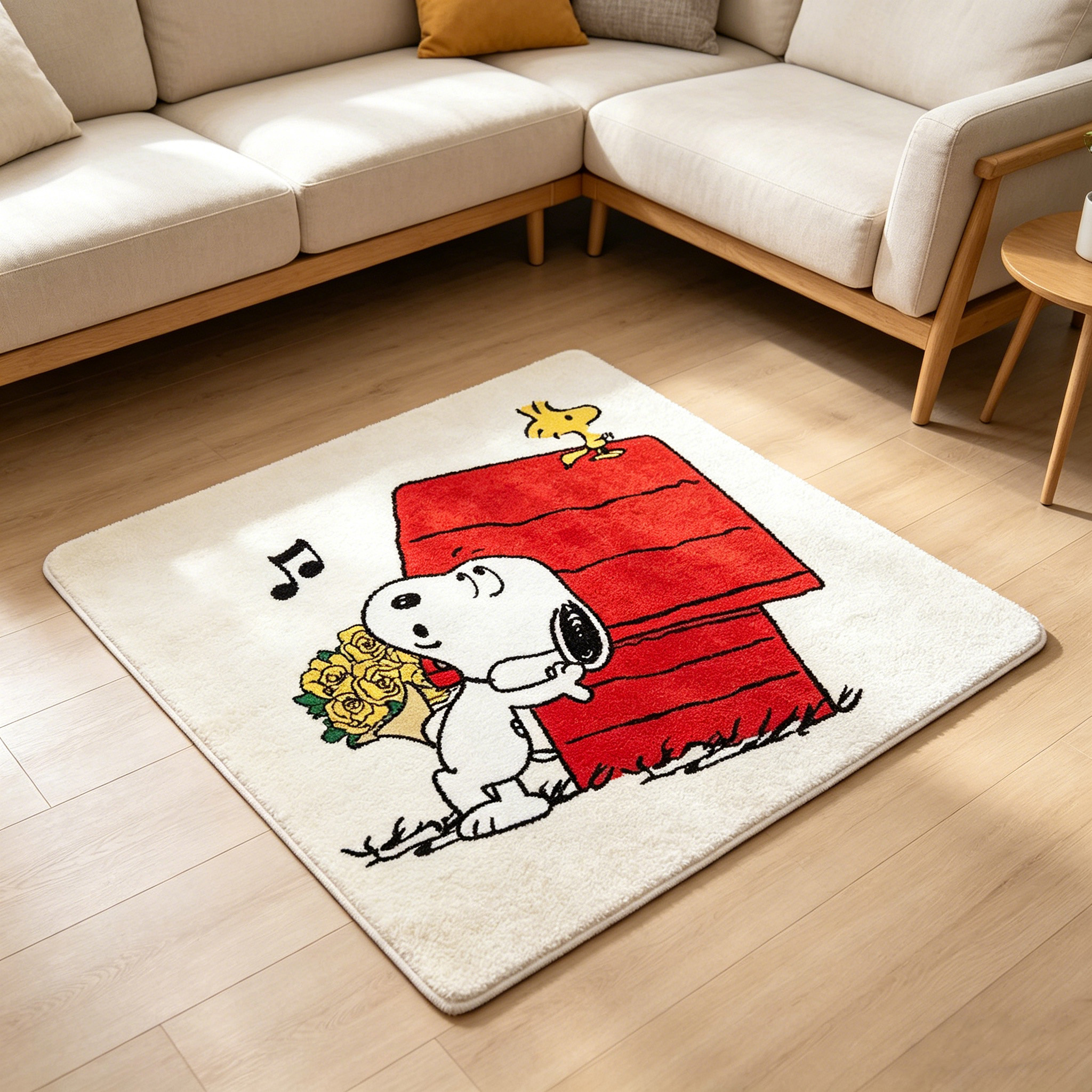 Cute Cartoon Snoopy House Shap - Home Bathroom Rugs review and price
