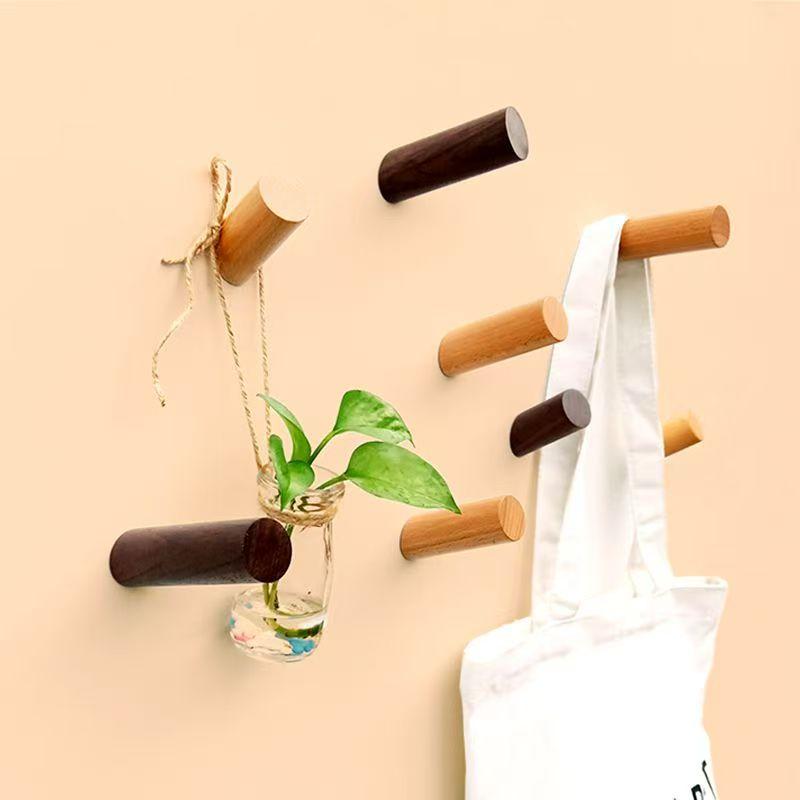 Wall Hanger Wood Hook Beech Ho - Home Bathroom Gadgets review and price