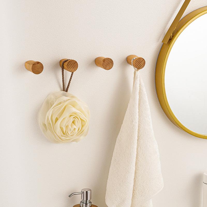 Wall Hanger Wood Hook Beech Ho - Home Bathroom Gadgets review and price