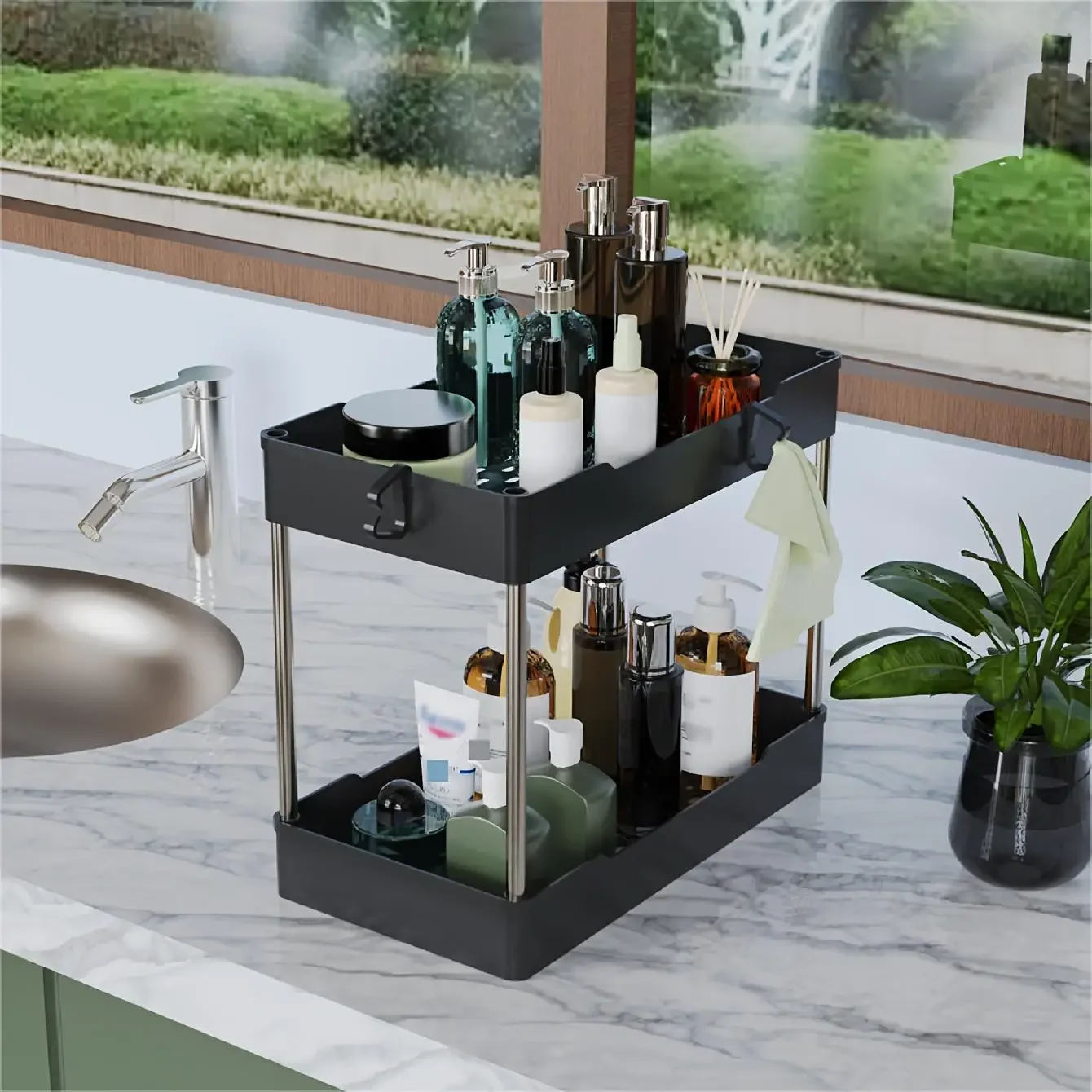 3Pcs/Set Under Sink Organizer  - Home Bathroom Cleaning review and price