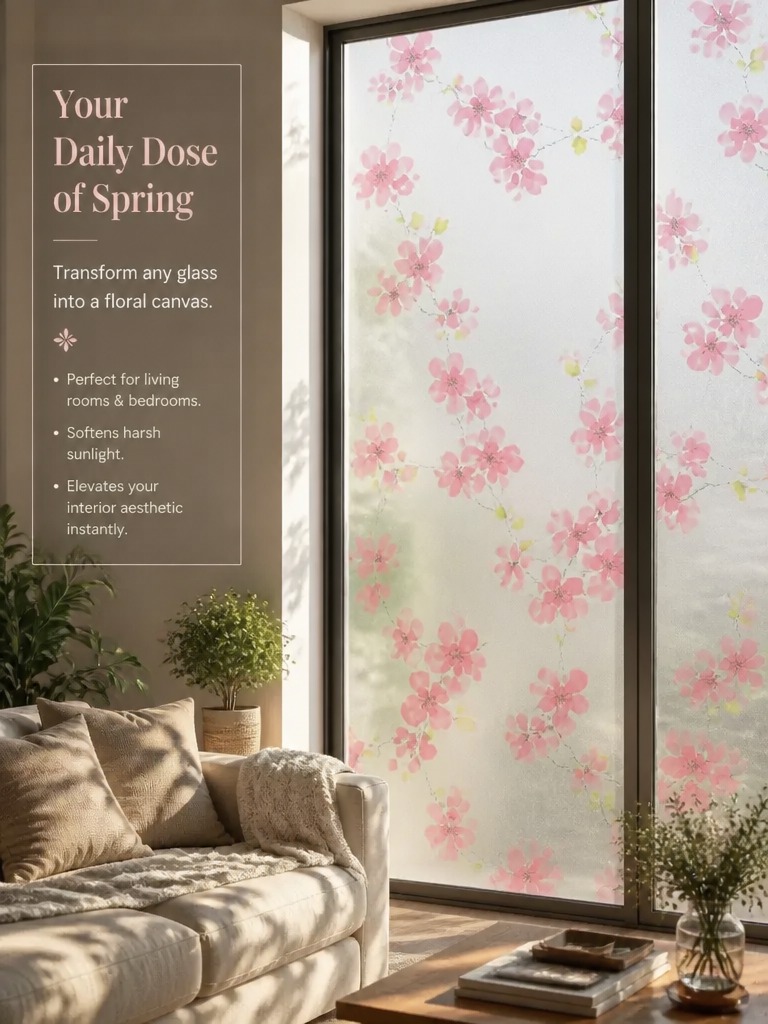 Frosted Privacy Window Film Tr - Home Bathroom Window review and price
