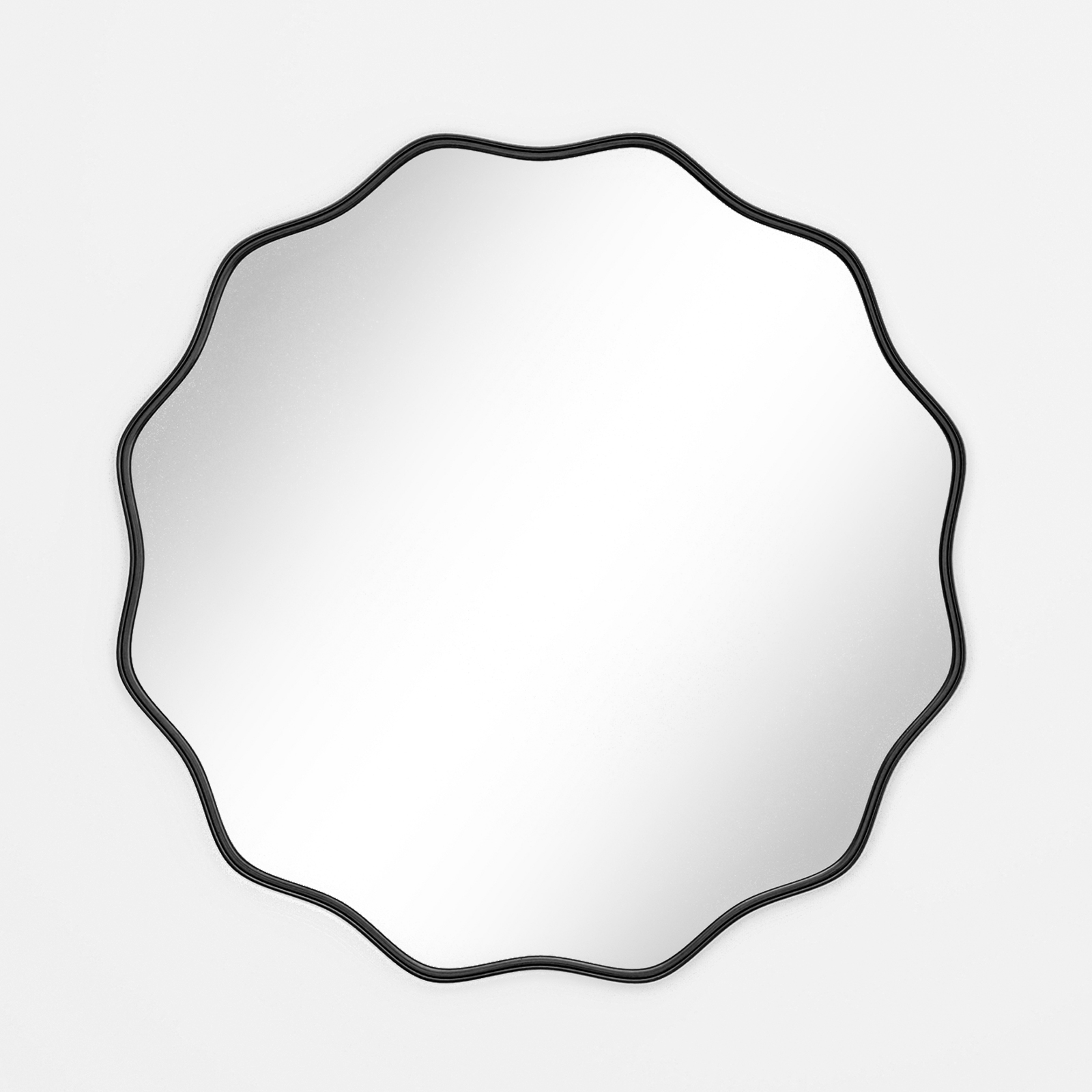 Wavy Round Bathroom Mirror Dec - Home Bathroom Mirror review and price