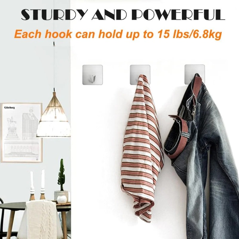 4Pcs No Drill Self Adhesive St - Tiny Home Bathroom Kitchen review and price