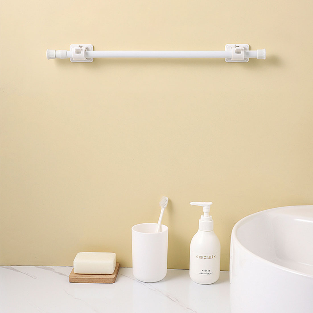 Multi purpose spring loaded te - Home Bathroom Window review and price