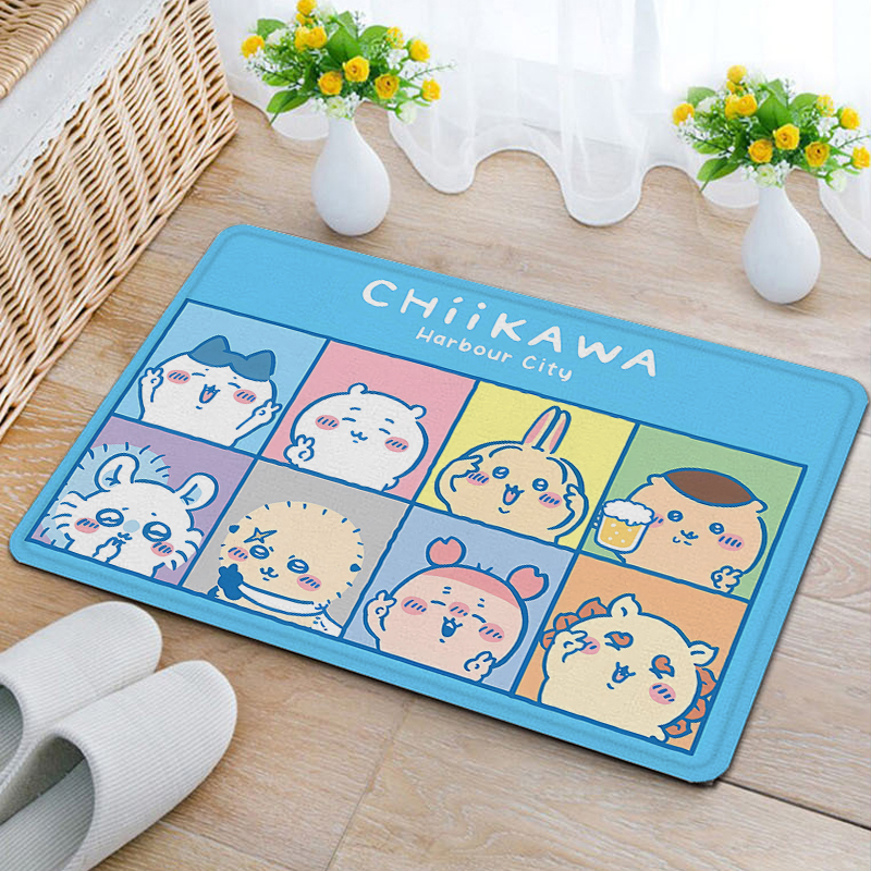 Anime Chiikawas Flannel Carpet - Home Bathroom Rugs review and price