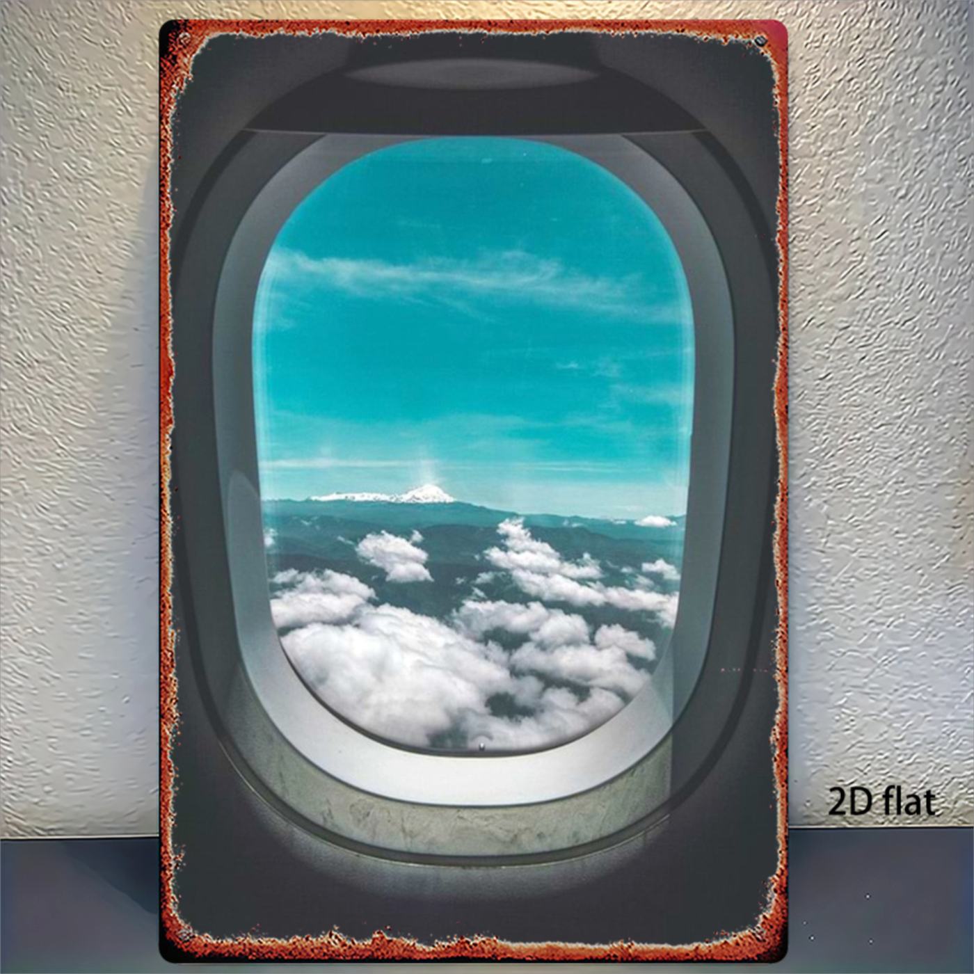 2D Flat, 1pc 1pcs Retro Airpla - Home Bathroom Window review and price
