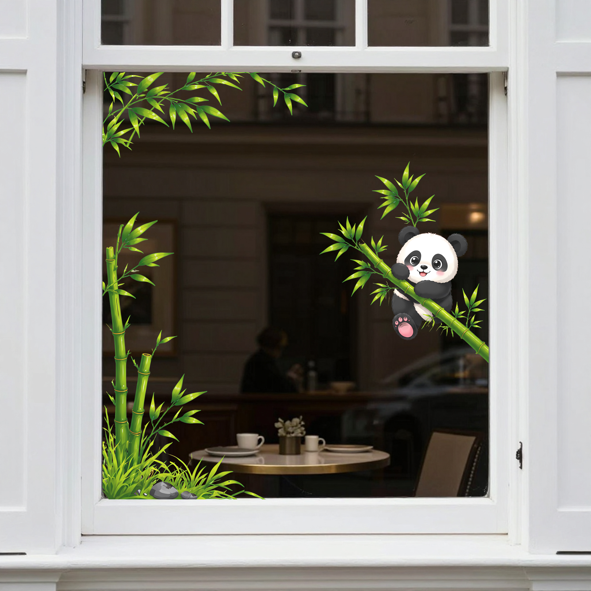 Cute Panda with Bamboo Bathroo - Home Bathroom Mirror review and price