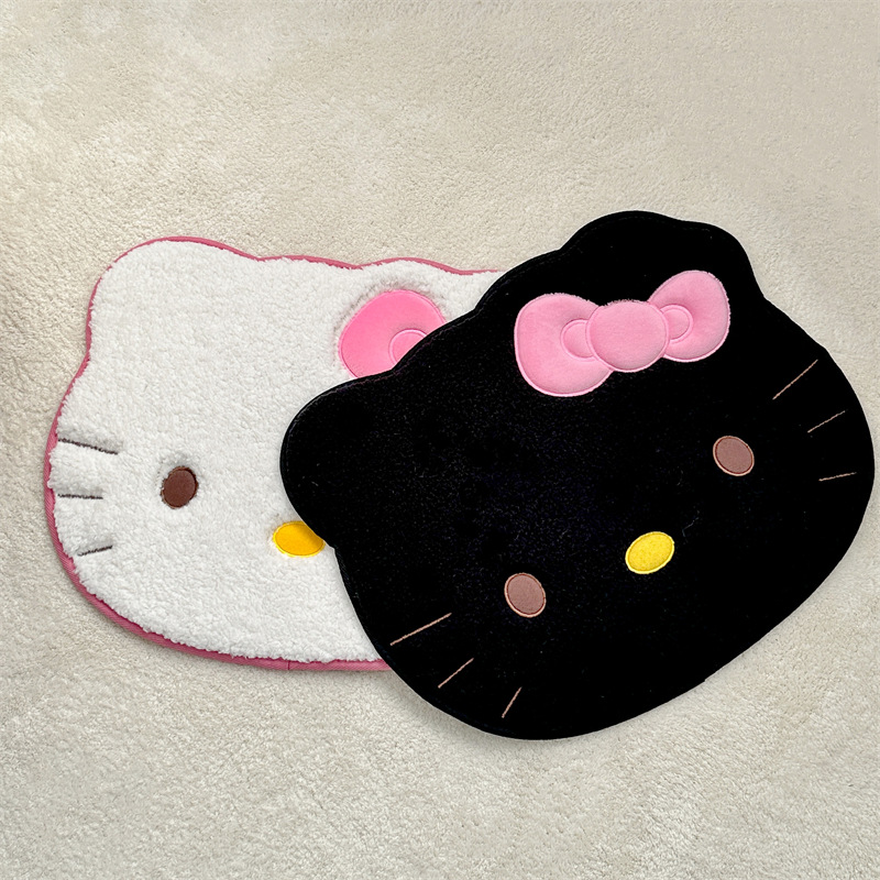 Anime Hello Kitty Plush Rug So - Home Bathroom Rugs review and price