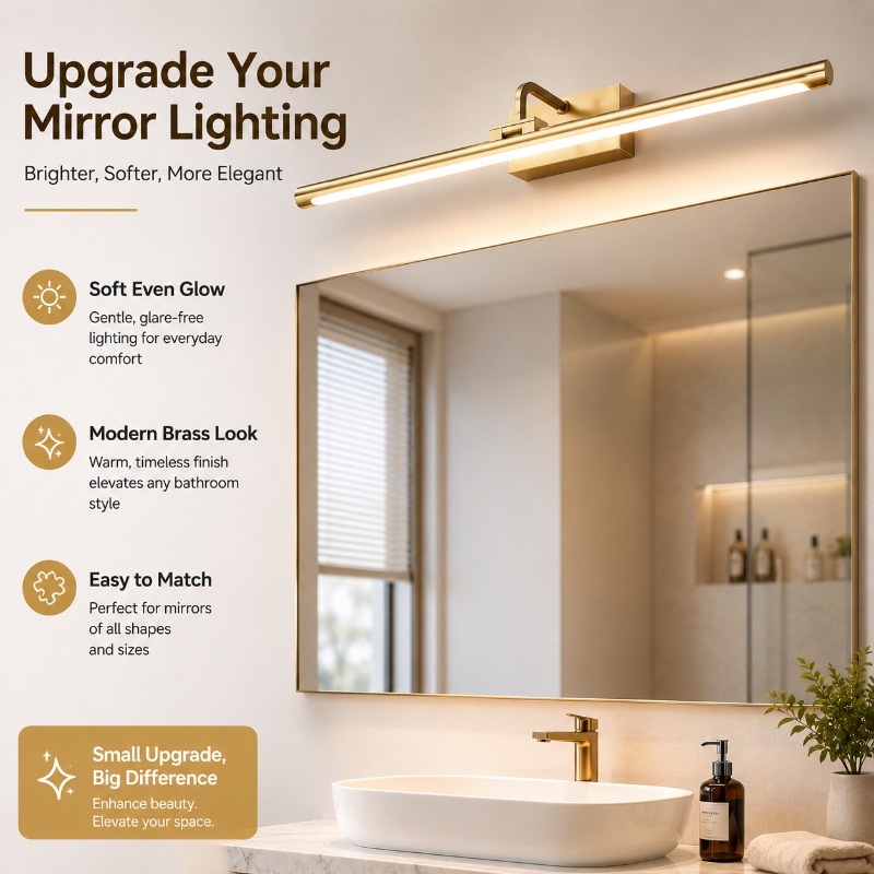 40cm 55cm 70cm Vintage LED Van - Home Bathroom Mirror review and price