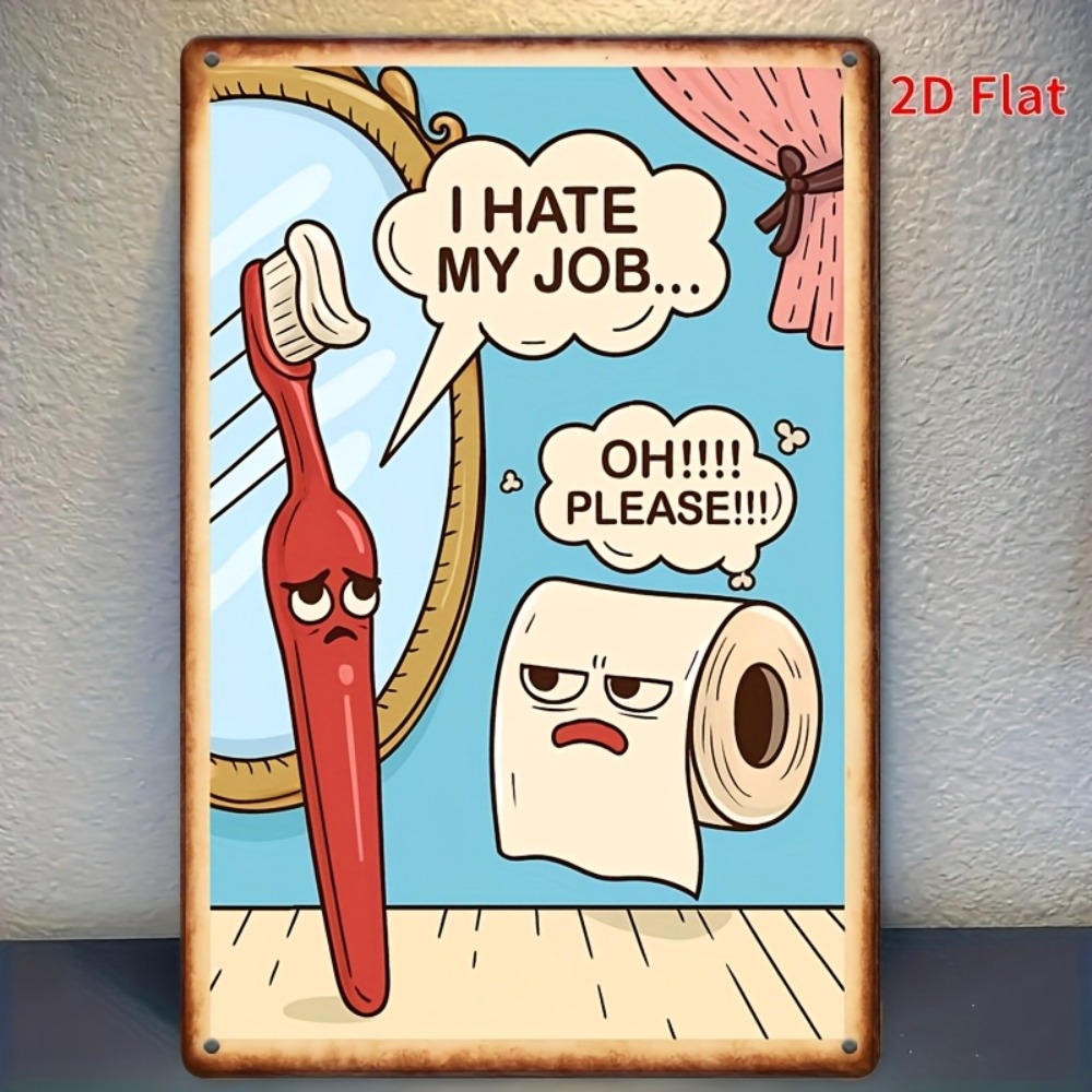 Rustic Funny Bathroom Tin Sign - Home Bathroom Signs review and price