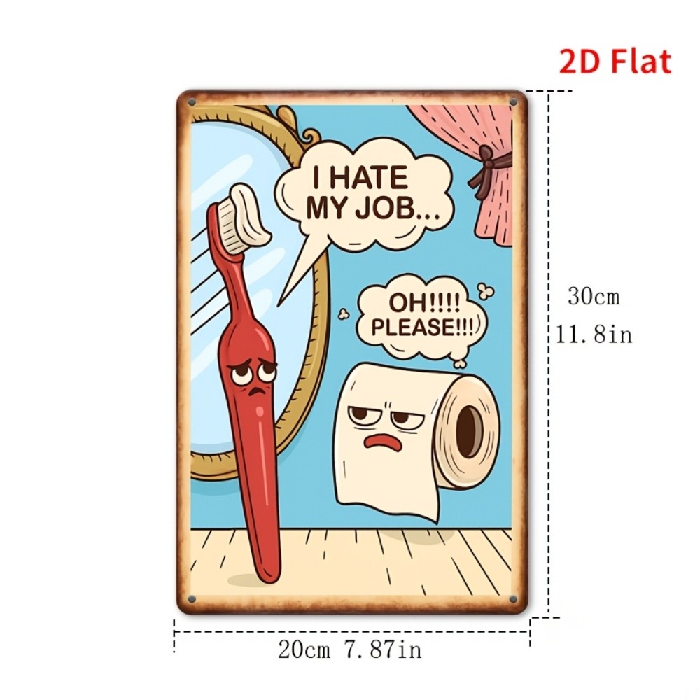Rustic Funny Bathroom Tin Sign - Home Bathroom Signs review and price