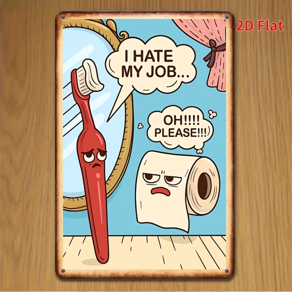 Rustic Funny Bathroom Tin Sign - Home Bathroom Signs review and price