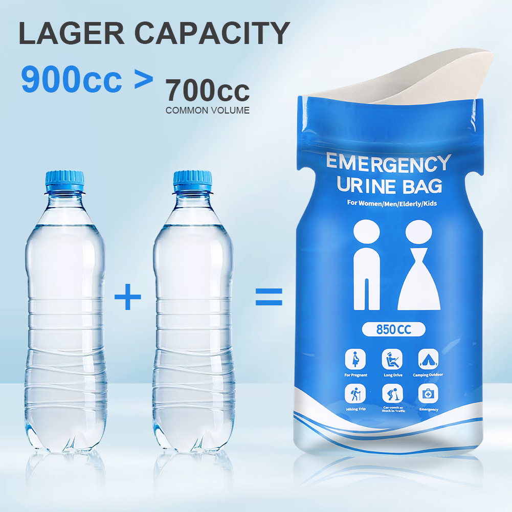 Car Urine Bag 850ml Emergency  - Home Bathroom Urinal review and price