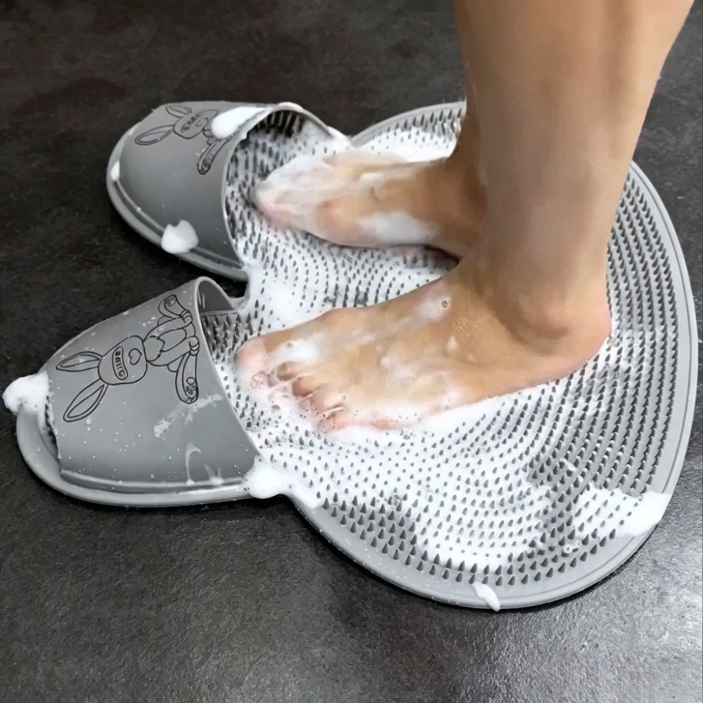 1Pc Silicone Foot Massage Mat  - Home Bathroom Rugs review and price