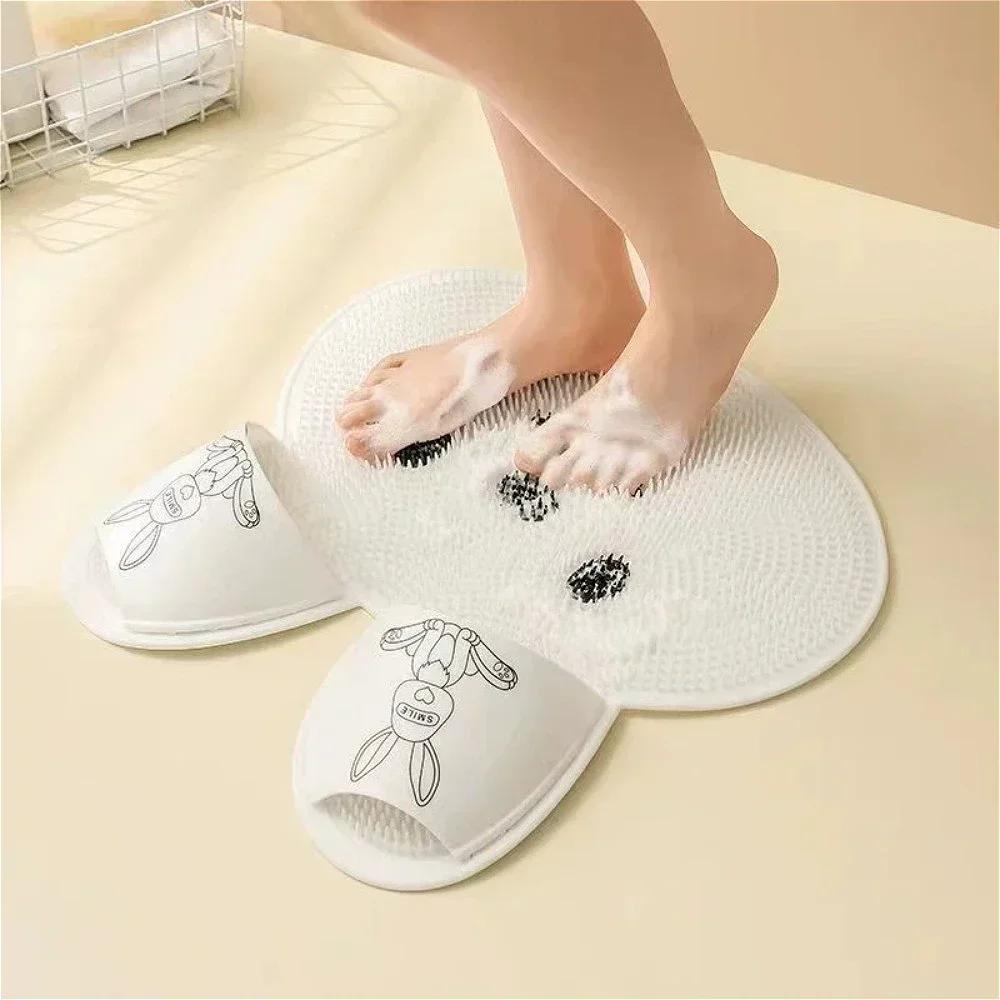 1Pc Silicone Foot Massage Mat  - Home Bathroom Rugs review and price