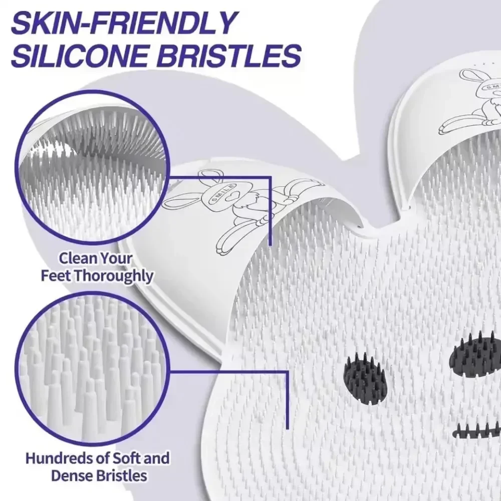 1Pc Silicone Foot Massage Mat  - Home Bathroom Rugs review and price