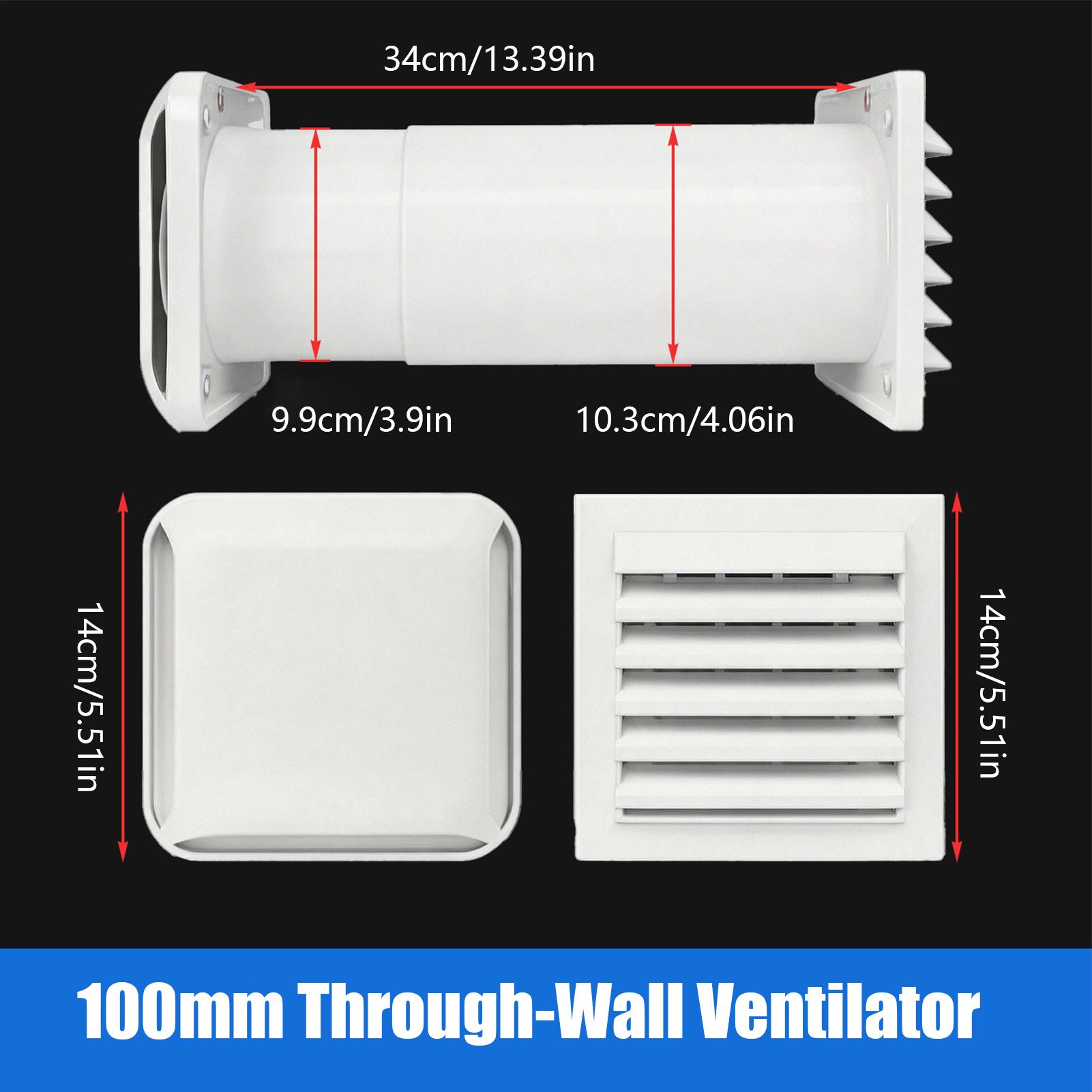 Wall Exhaust Vent Kit Through- - Home Bathroom Vent Fans review and price