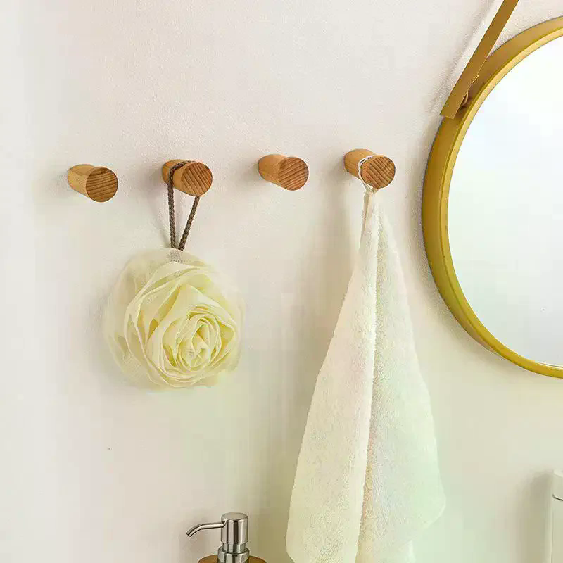 Wall Hanger Wood Hook Beech Ho - Home Bathroom Gadgets review and price