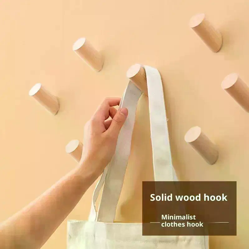 Wall Hanger Wood Hook Beech Ho - Home Bathroom Gadgets review and price