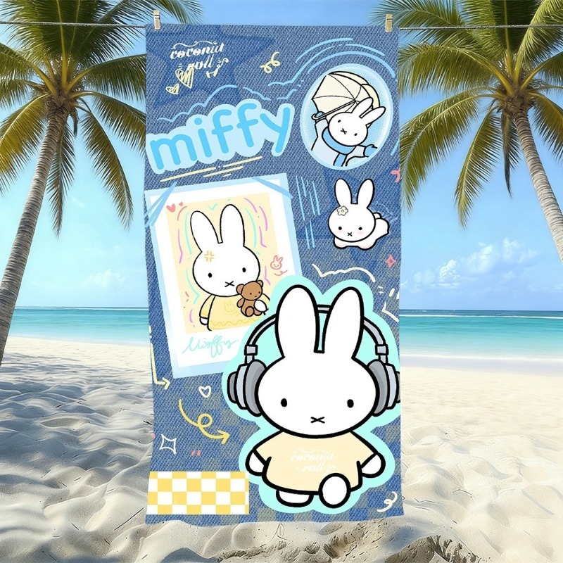 Miffy Beach Towel, Ultra-Fine  - Home Goods Bathroom review and price