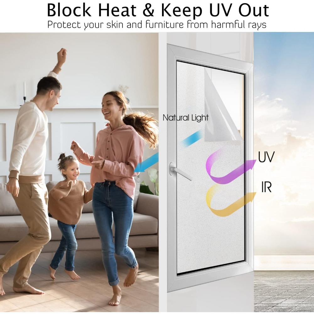 Frosted Window Privacy Film St - Home Bathroom Window review and price