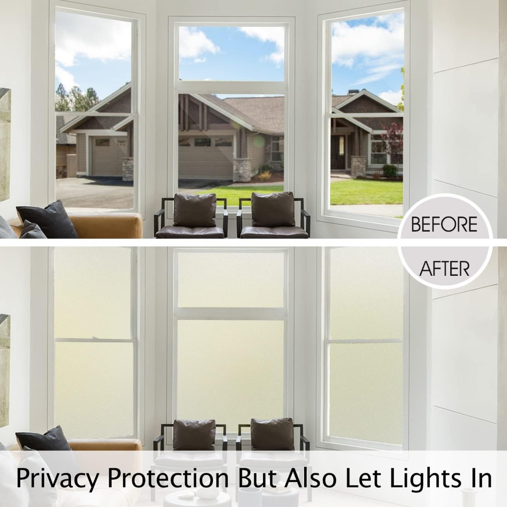 Frosted Window Privacy Film St - Home Bathroom Window review and price