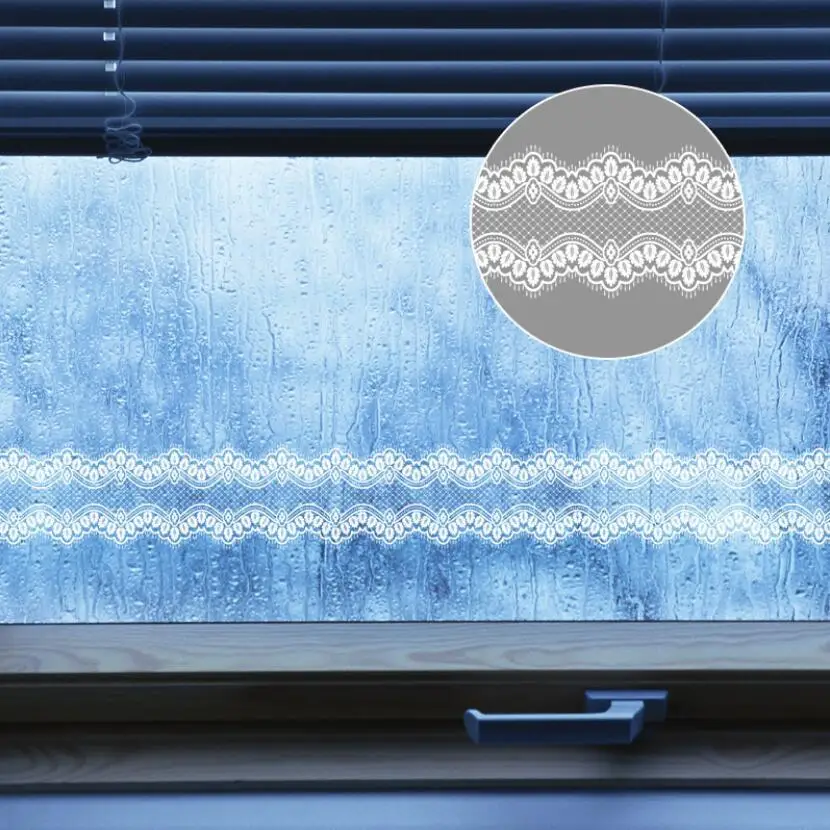 Sweet Lace Design Wallpaper Bo - Home Bathroom Window review and price