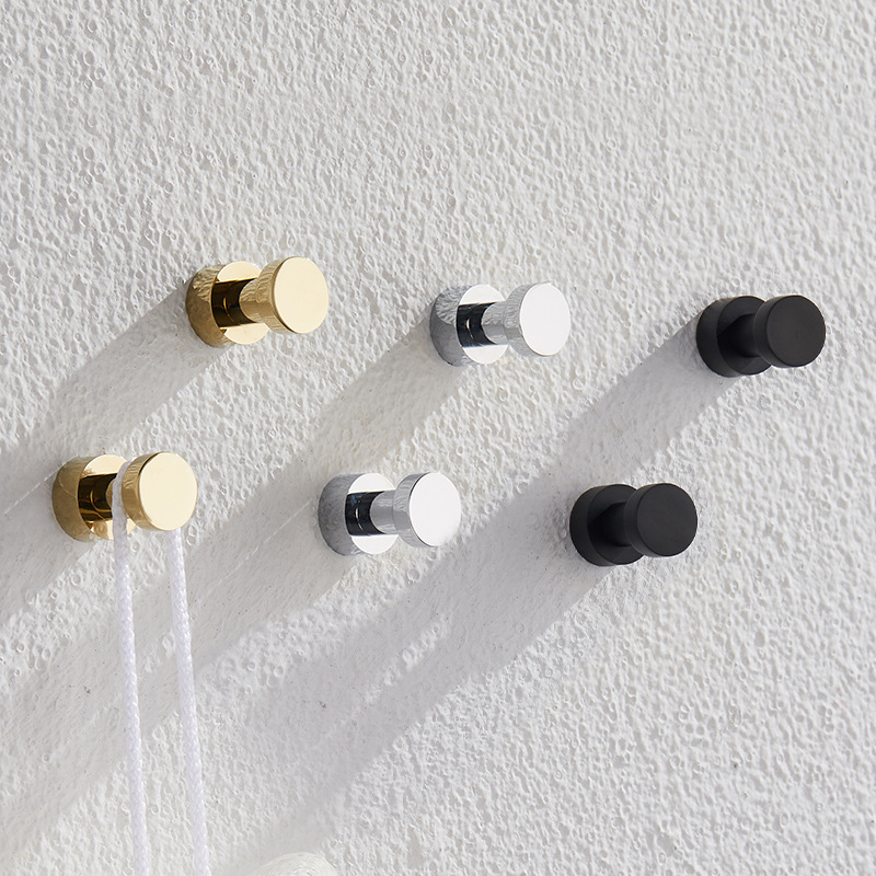 2/3/4/5pcs Brass Robe Hooks Ru - Home Bathroom Gadgets review and price